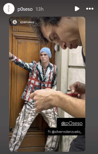 Silvestre Valenzuela en su sesión de fotos como modelo | Fuente: Instagram/silvervalenzuela_