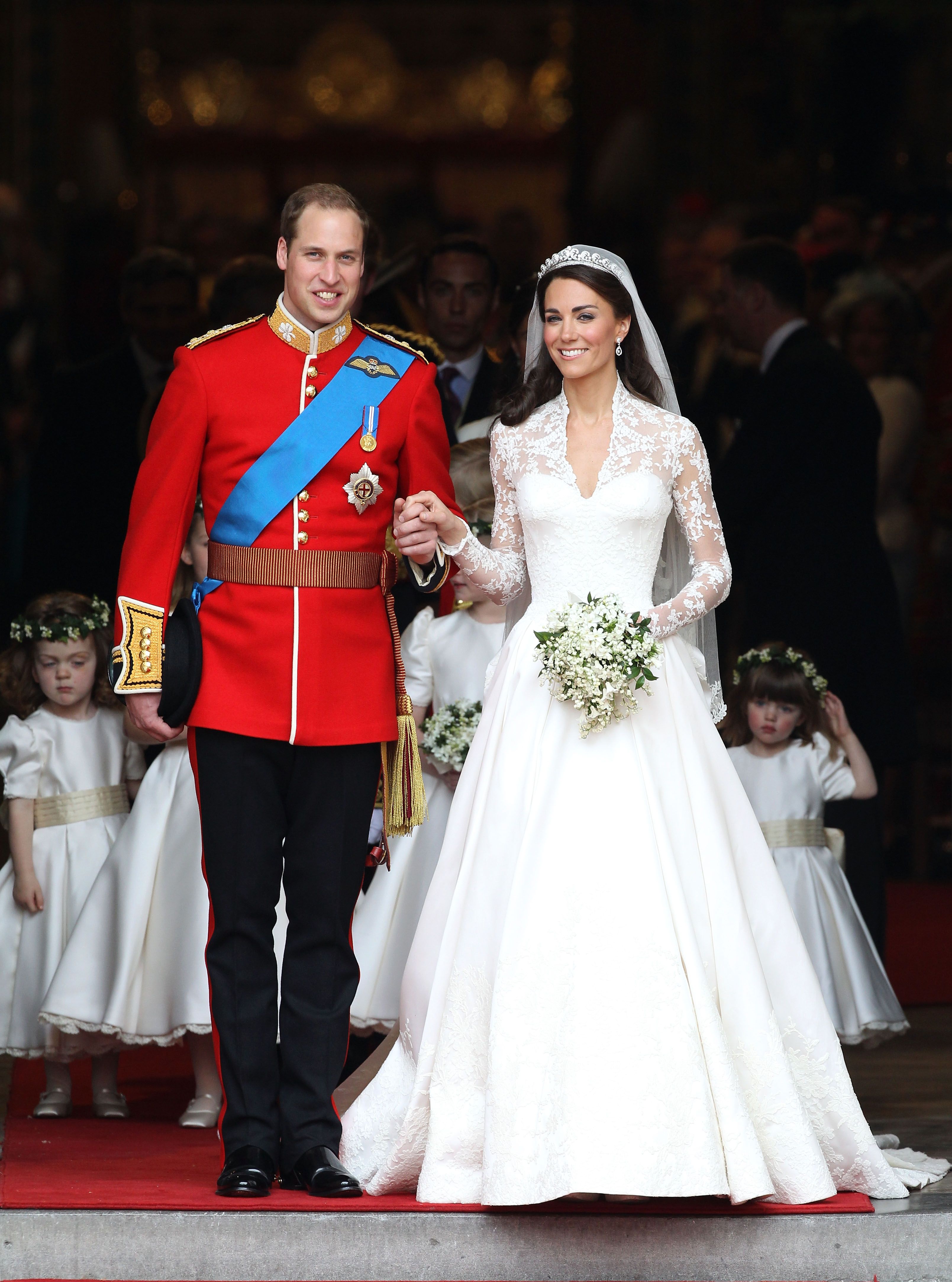 Kate y William el día de su boda. | Foto: Getty Images