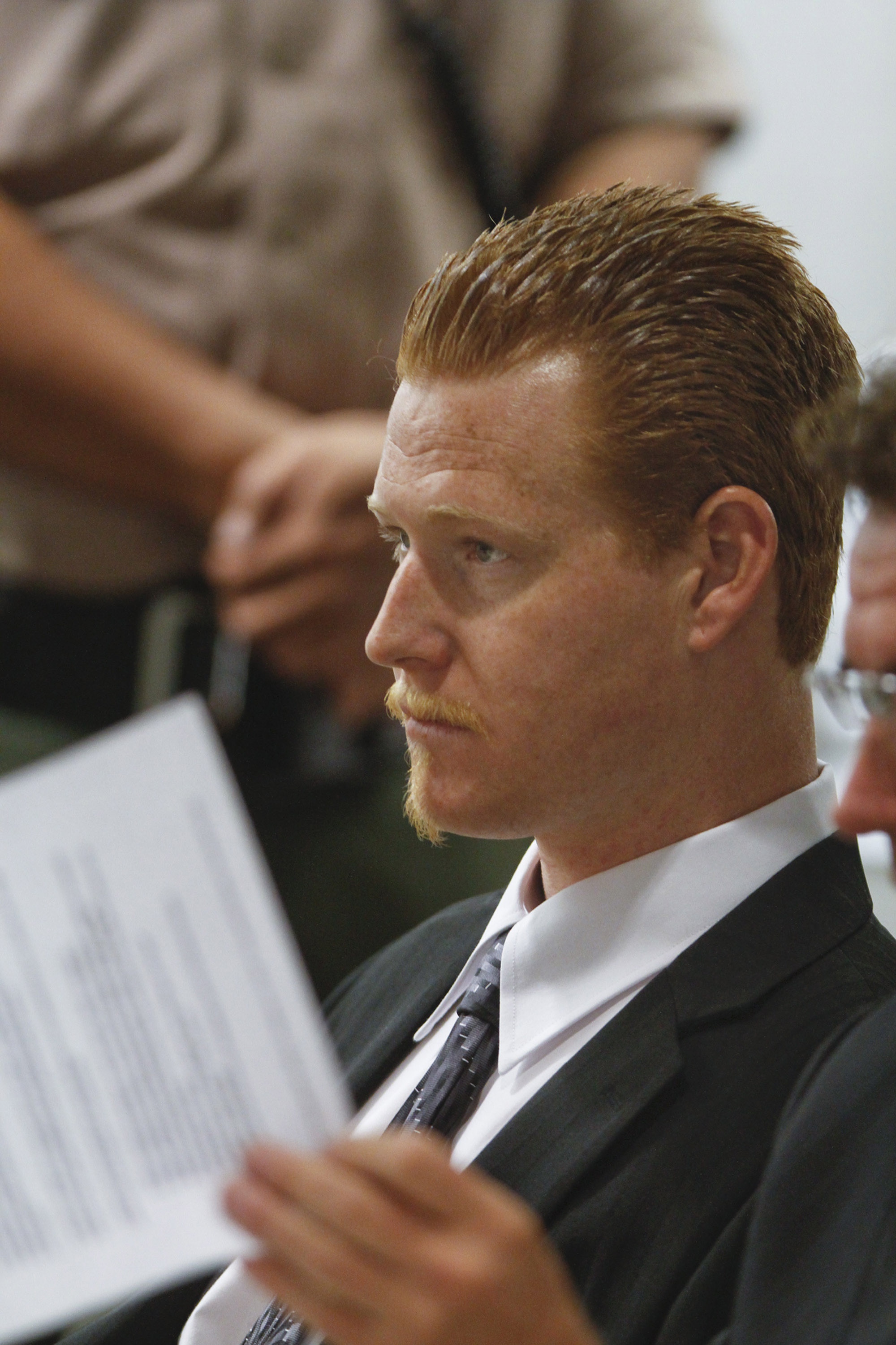 Redmond O'Neal en el interior del Juzgado del Aeropuerto el 9 de octubre de 2012, en Los Ángeles, California. | Fuente: Getty Images