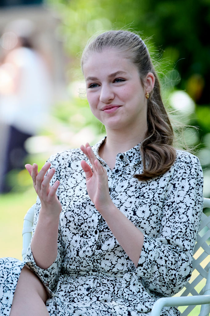 La princesa heredera Leonor de España en el Palacio de Albéniz, el 4 de julio de 2022 en Barcelona. | Foto: Getty Images