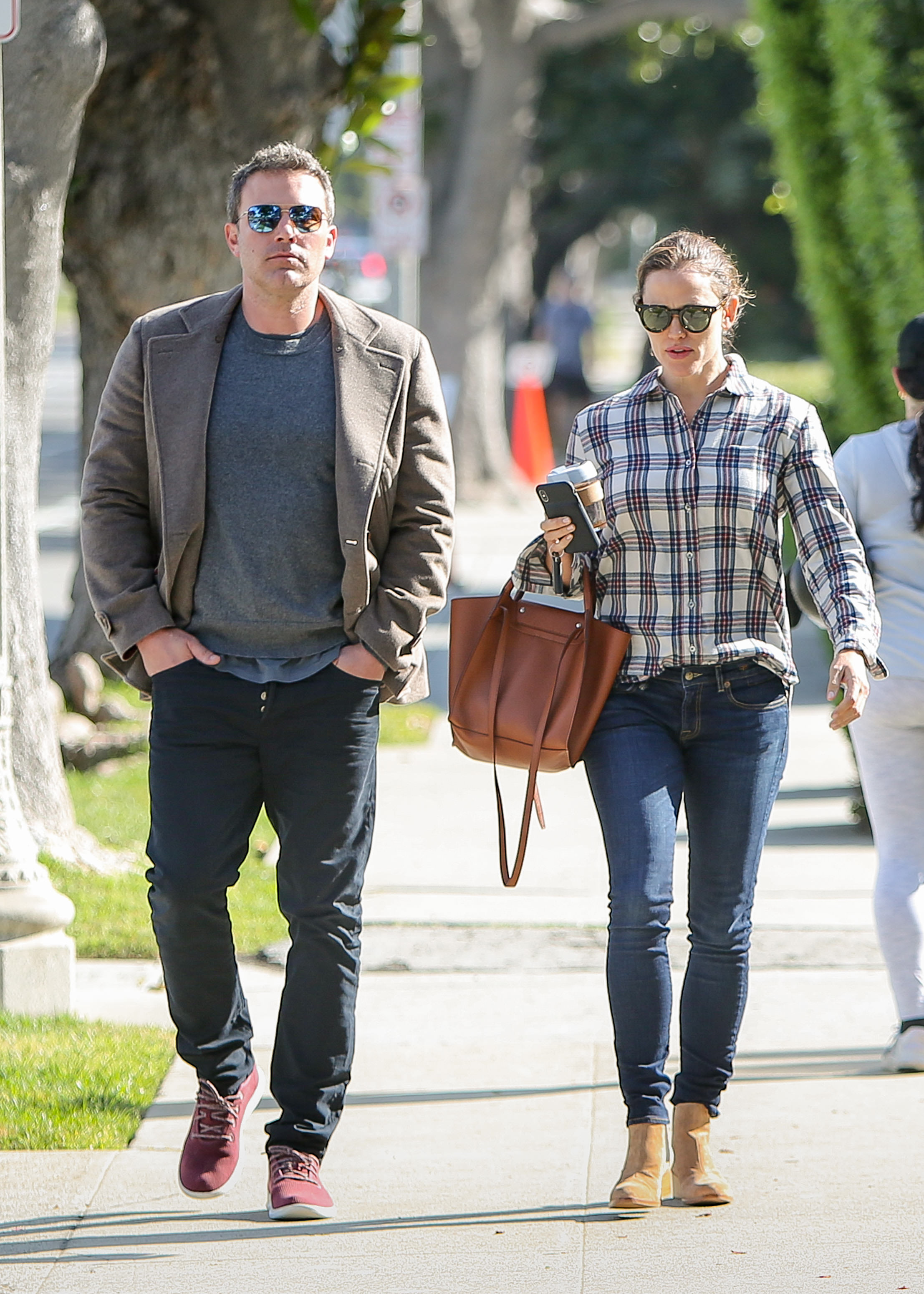 Ben Affleck y Jennifer Garner vistos el 9 de abril de 2019, en Los Ángeles, California. | Foto: Getty Images