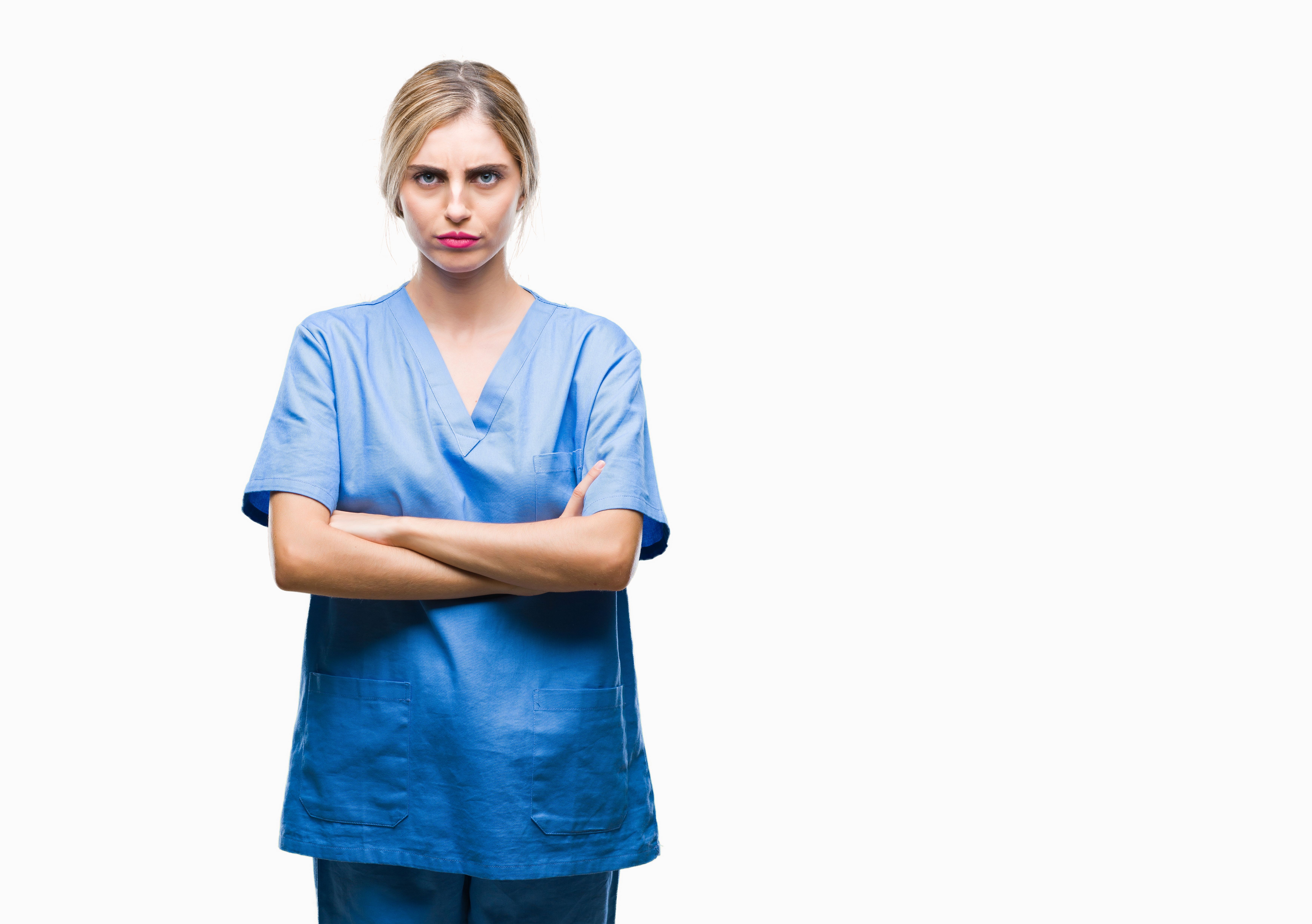 Enfermera disgustada | Foto: Getty Images