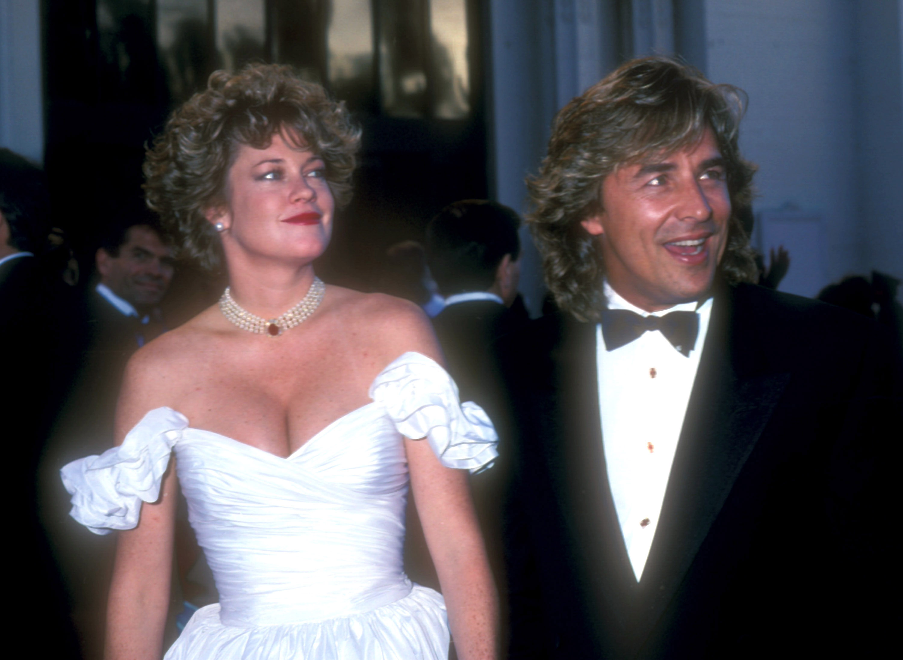 Melanie Griffith y Don Johnson en la 61ª edición de los Premios de la Academia el 29 de marzo de 1989, en Los Ángeles, California. | Fuente: Getty Images