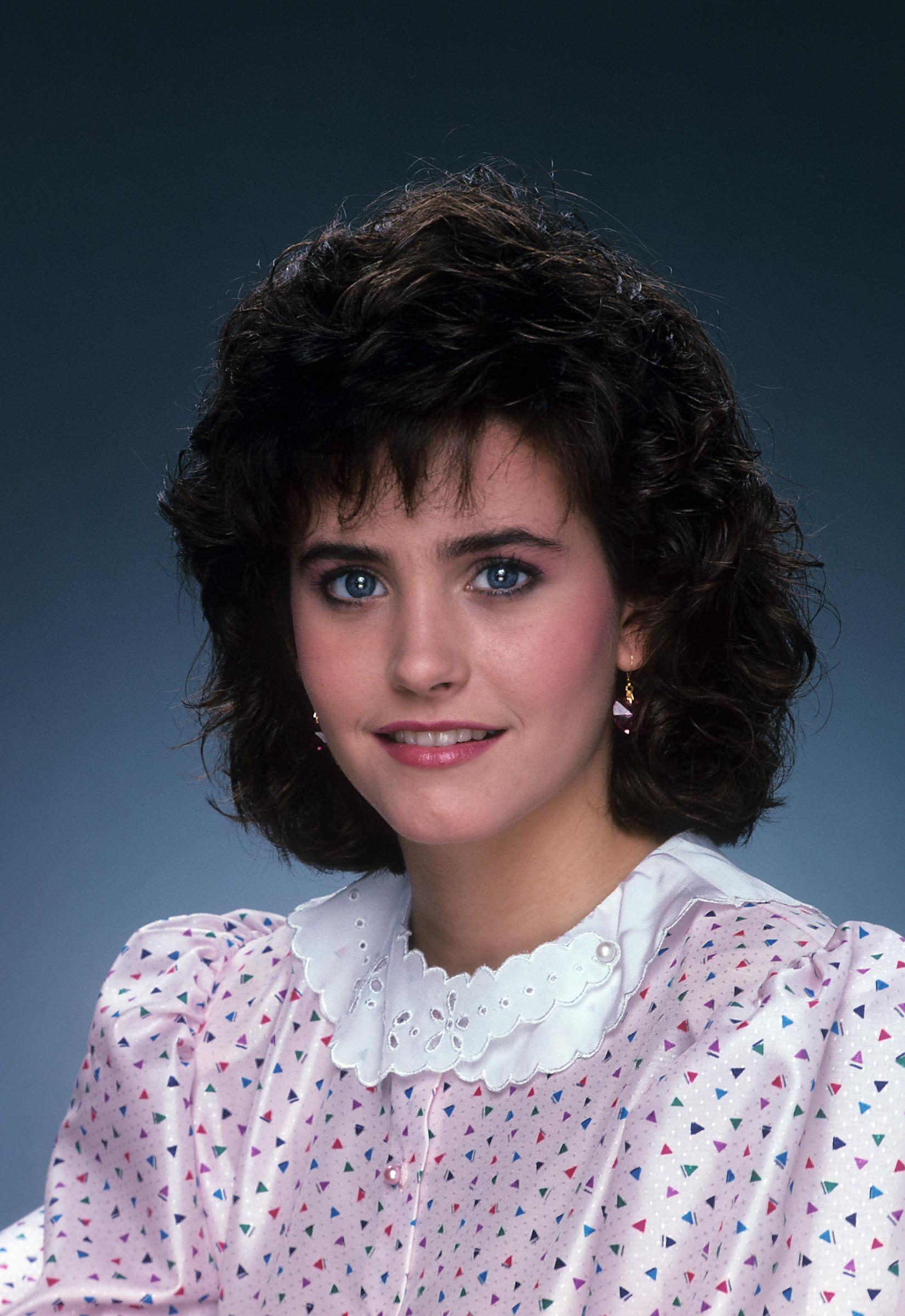 Courteney Cox hacia 1983. | Fuente: Getty Images