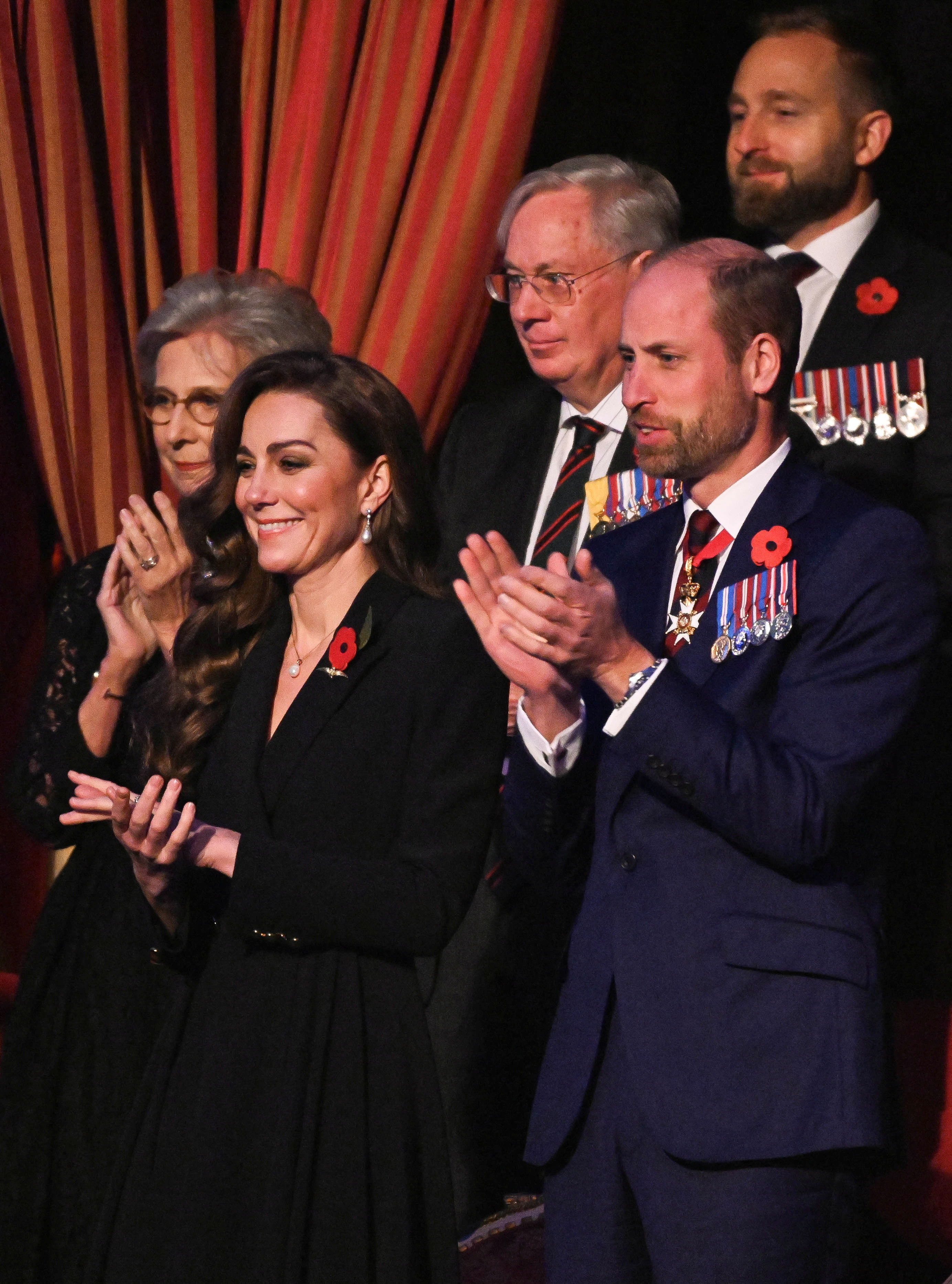 Catherine, princesa de Gales, y William, príncipe de Gales, en el Royal Albert Hall | Fuente: Getty Images