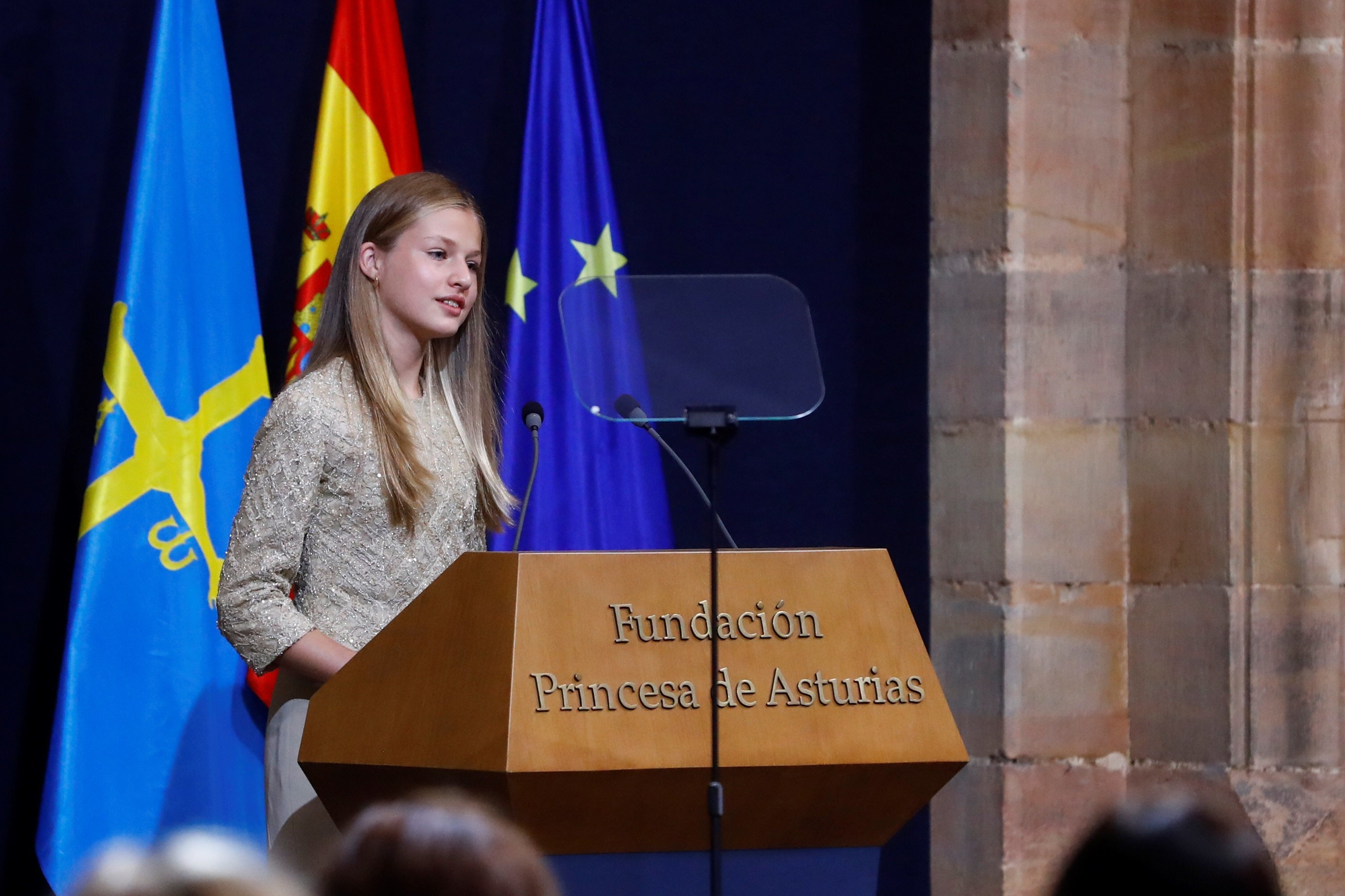Princesa Leonor en Oviedo, España en octubre de 2020. | Foto: Getty Images